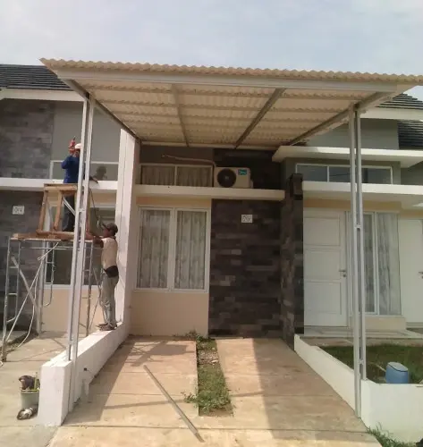 Kanopi Alderon RS Single Layer  pekanbaru