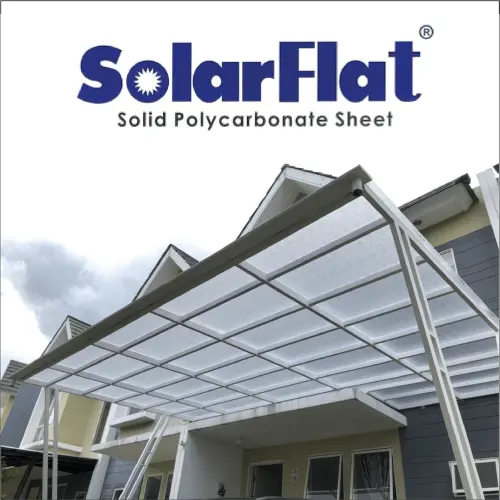 Kanopi Solarflat 3 mm  pekanbaru